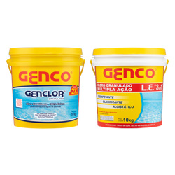 GENCO® L.E. Cloro Granulado Múltipla Ação 3 em 1