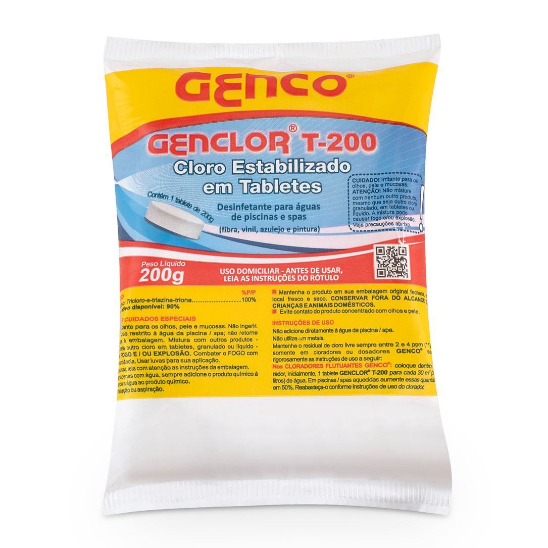 GENCLOR® T-200 TABLETES CLORO ESTABILIZADO